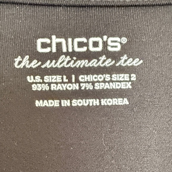 ❣️Chico's Black Women's Blouse - Picture 8 of 9
